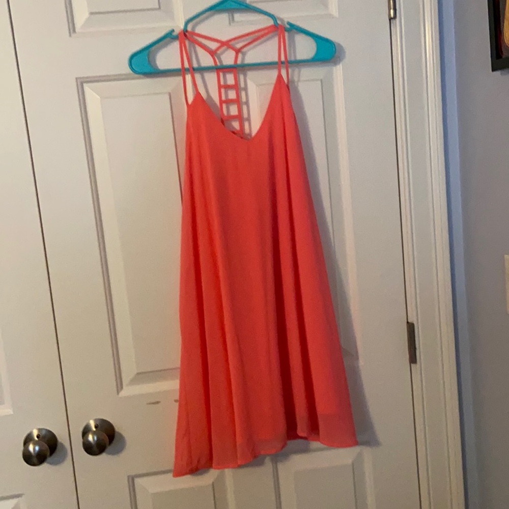 Hot Pink Dress, Back Design, size L